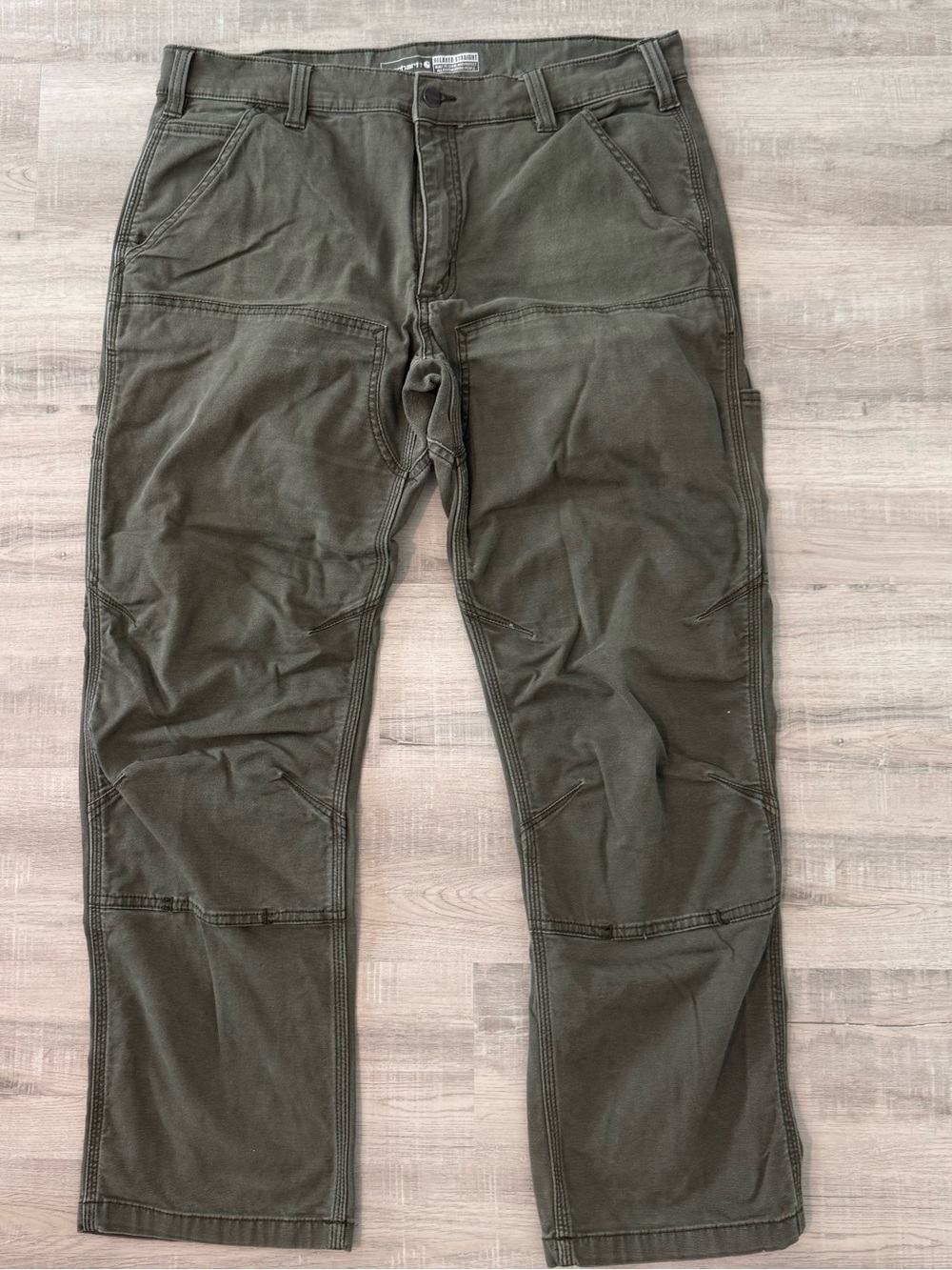 Carhartt Men's Olive Green Cargo Work Pants